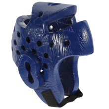 Casco De Sparring Infantil Taekwondo Eva Ventilado Azul Oscuro