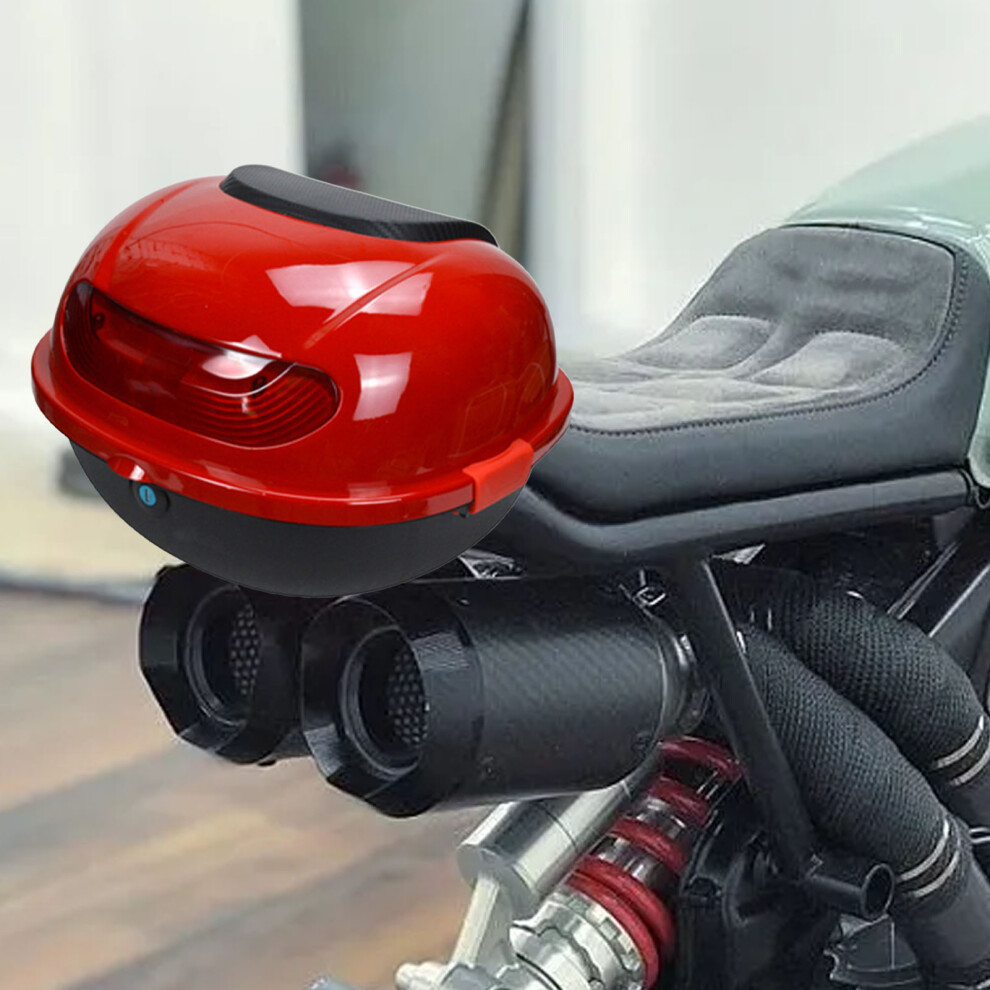Large Capacity Waterproof Motorcycle Rear Box â Impact Resistant, Wine Red-image-OPC-PKQR65T-NEW