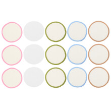 15Pièces Pads Démaquillants Mains Légers En Bambou Variées