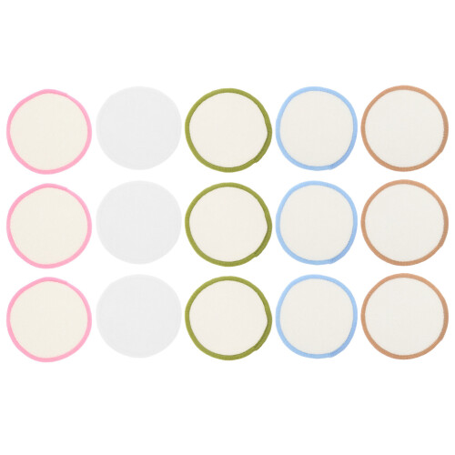 15pcs makeup remover pads for cleaning cosmetics