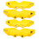 2 set copricerchi 3d gialli per protezione pinze 1