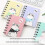 Mini Notepads,spiral Notebook Portable Small Pocket Notebook with Cute Cat Cartoon Pattern,office Supplies 4