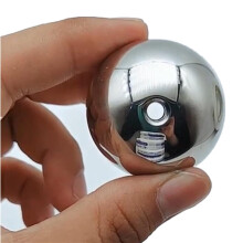 Perforated Steel Ball 304 Stainless Steel Through-Hole Drilled Ball 25-60mm Diameter No Thread 50x5mm 1pc