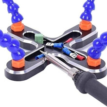 Flexible Helping Hands Soldering Third Hand, 4-Piece Flexible Arms For DIY Soldering And Welding Stand