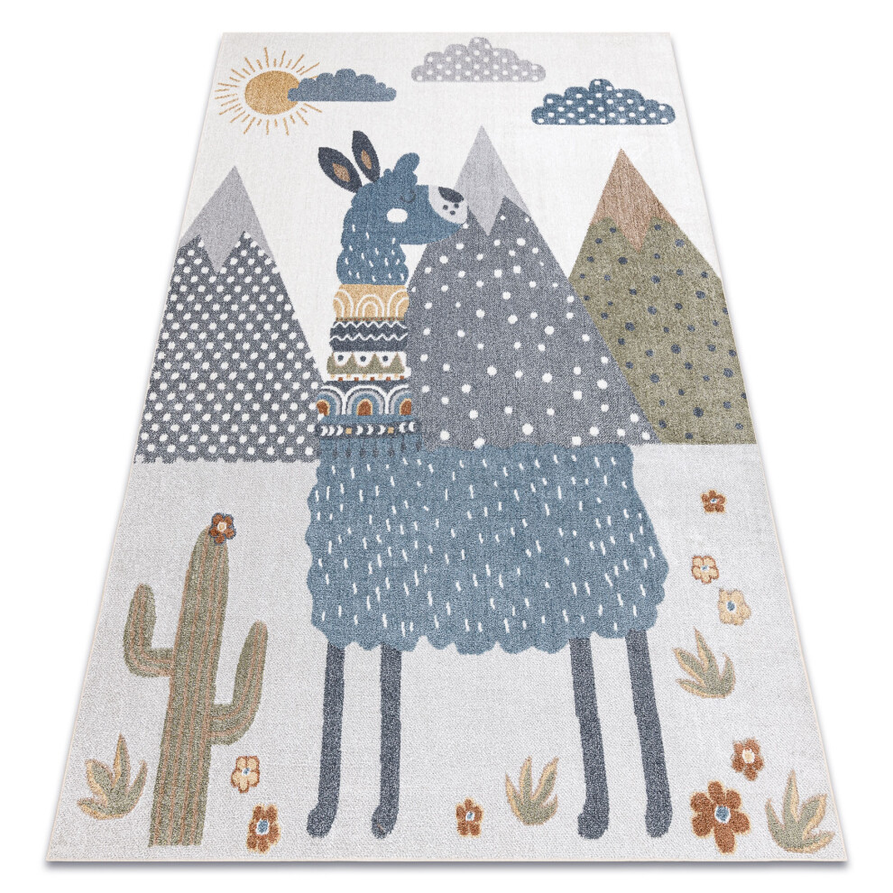 Carpet Bono 8275 Lama / Light Grey 240X330 Cm Cream Rugsx