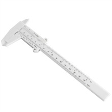 Vernier Caliper 0-150mm Plastic Double Scale White 1pc Mini Gauge Tool For 3D Printer Parts And Measurement