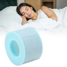 Nasal Breathing Mouth Tape, Silicone Gel, 0.98in x 11.8ft, Breathable, Reduces Snoring
