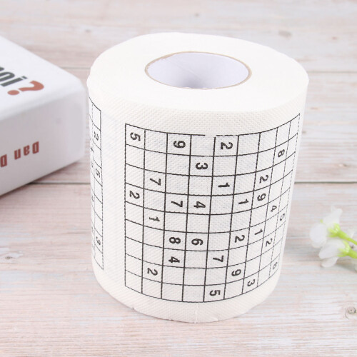 papel higiénico con de sudoku, y creativo 2