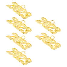 6St Gouden Afstudeerbedels Voor Oorbellen En Sleutelhangers