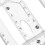 1 set drawing stencils multifunctional rulers for school office 9