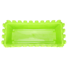 rechthoekige plastic bloembak voor hek, voor groen en vetplanten