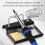 Metal Soldering Iron Frame Soldering Iron Holder Non-Slip Pattern Brackets For Electronics Repair Projects 4