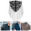 decorazione vintage per costume con frange, , rivetti e spalline 3