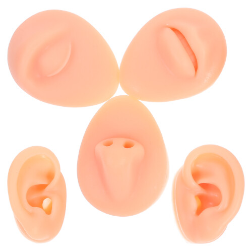 set silicone piercing corpo orecchio naso esercitazione
