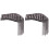 2 pezzi spalline con e nappine, decorazione per 6