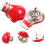 2 metalen boksbroches , decoratief, reverspeld 9