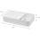 Utensil Storage Tray Detachable Drawer Tableware Organizer With Multi Compartments Cutlery Box White 3