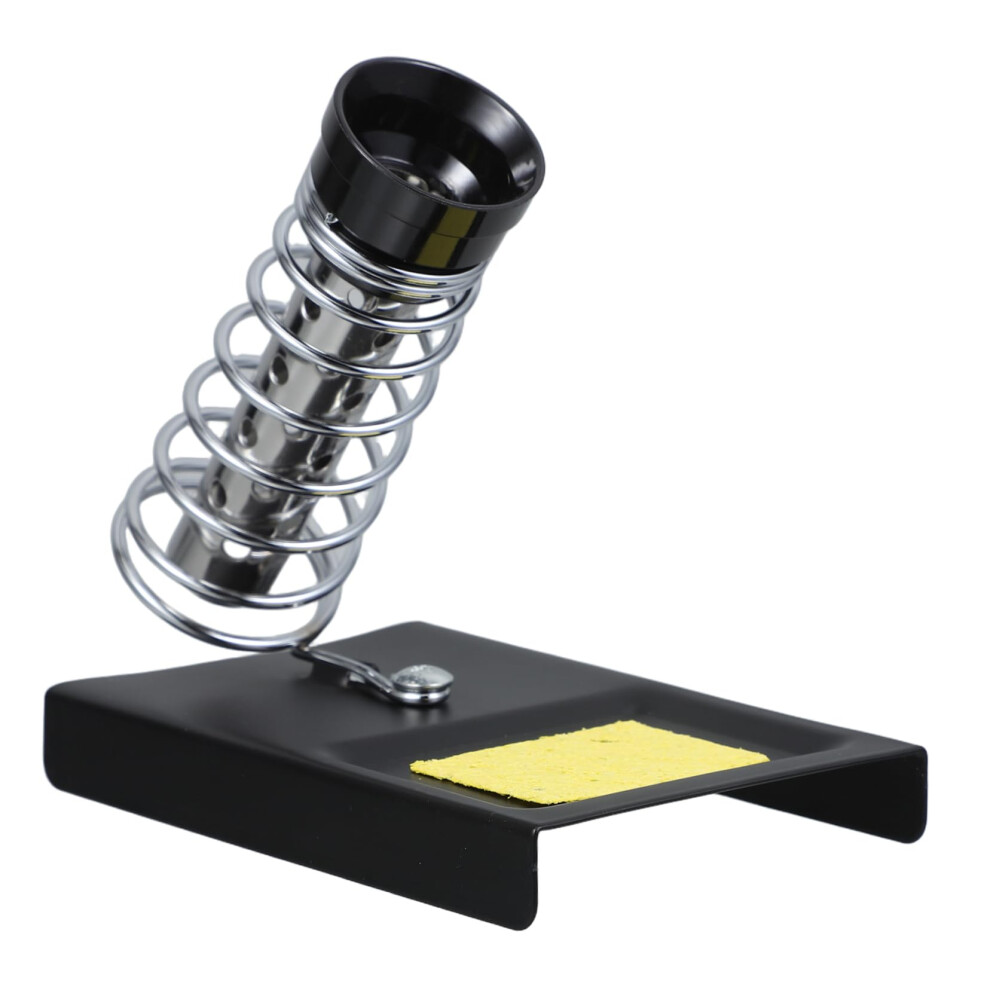 Metal Soldering Iron Holder Dual Slot Portable Solder Stand For Electronics Crafts And Repairs Compact Design 9016109059864