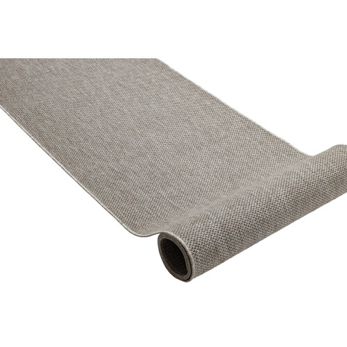 Runner SISAL FLOORLUX design 20433 silver PLAIN 80 cm 80x110 cm 1
