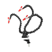 Soldering Station Third Hand Clamps Three Arms, Flexible Arms, PCB Holder With Alligator Clips For Hobby Crafts