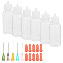 set applicatore con punta precisa, ago e cappuccio per colla