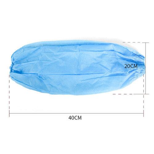 20Pcs Disposable Blue Arm Sleeves Oilproof Kitchen Protective Sleeves 1