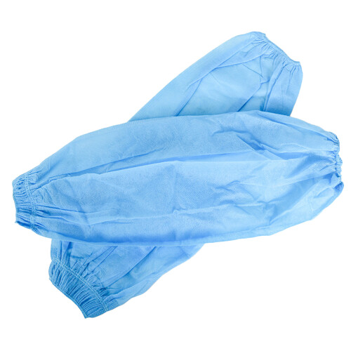 20Pcs Disposable Blue Arm Sleeves Oilproof Kitchen Protective Sleeves