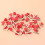 100 mollette a per feste e casa (rosso) 7