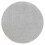 Carpet BUENOS circle 7005 shaggy plain, single color silver circle 200 cm 3
