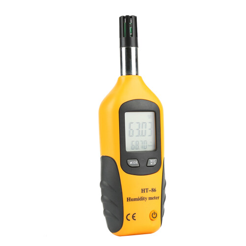 Digital Thermo-Hygrometer HT-86, 0.1%RH, 0.1C, Yellow 1