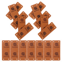 20pcs handmade fake labels for clothing, jeans, bags, shoes, hats