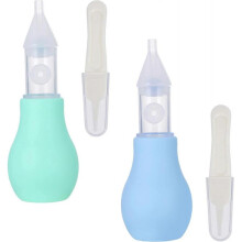2 Packs Baby Nasal Aspirator with Nasal Tweezers, Nasal Aspirator Newborn, Baby Nose Sucke Cleaner