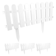 4 lots de clôtures en plastique pour jardin extérieur