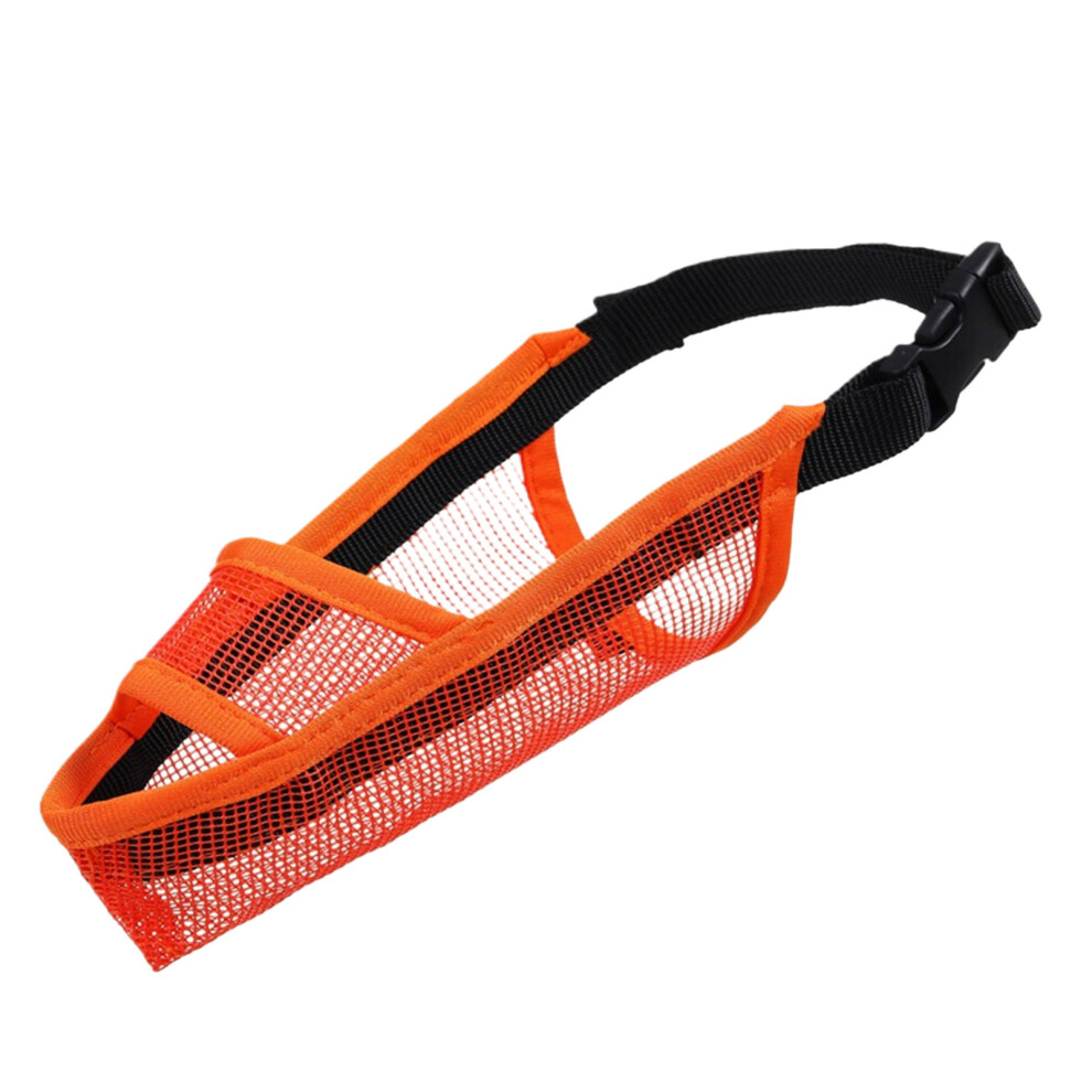 (Orange, L) Anti Stripping Dog Mask For During Outdoor Adventures Comfortable Dog-image-OPC-PKQSW2K-NEW