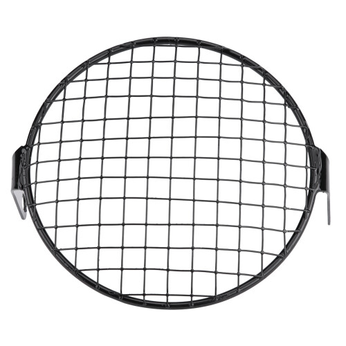 6.5in Motorcycle Headlight Grill Cover Round Black Vintage Accessory 1