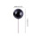 100 pezzi occhi per ago 8 mm, peluche 11