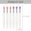 6 pezzi labbra in silicone con tappi 3