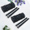 2 pezzi borsa sella impermeabile con cinghia (nero) 9
