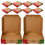 10 pezzi scatole per pizza 8 pollici 4