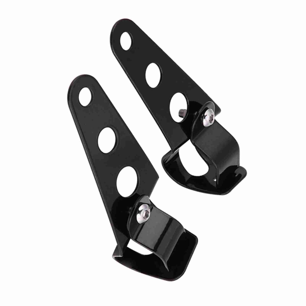 Motorcycle Headlight Mount Brackets 2 Pcs 28Mm-34Mm Fork Fit Black 4291351671070