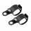 Motorcycle Turn Light Mount Bracket 2Pcs for 30-45mm Front Fork Scooter Black 11