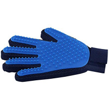 Pet Grooming Glove for Cats and Dogs, Blue Hair Remover Mitt