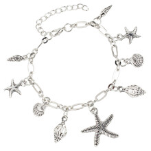 cavigliera boho decorativo per
