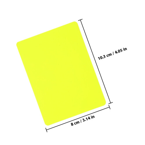 Kit 16 con cartellini rossi e gialli per calcio 1