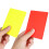 Kit 16 con cartellini rossi e gialli per calcio 7