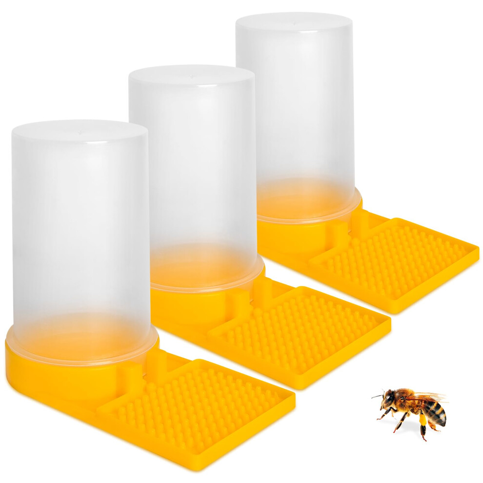 Bee Water Feeder, 3 Pack, Plastic Beehive Entrance Water Dispensers For Garden Or Balcony, Beekeeping Equipment-image-OPC-PKQTCQZ-NEW