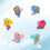 6 in PVC a forma sirena per bambini, come regali 2