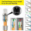 2 Pcs for Rj45 Cat7 Connectors Tool Free Shielded Toolless Modular 5