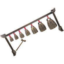 campana antica strumento musicale a percussione da collezione