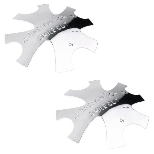 2 pezzi tagliaunghie per nail art, piastra manicure